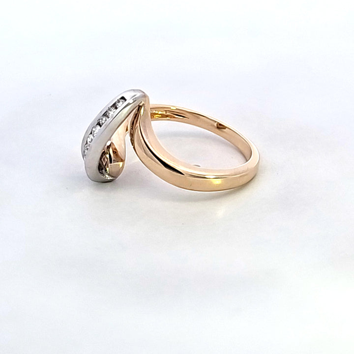 14KTT Diamond Estate Ring