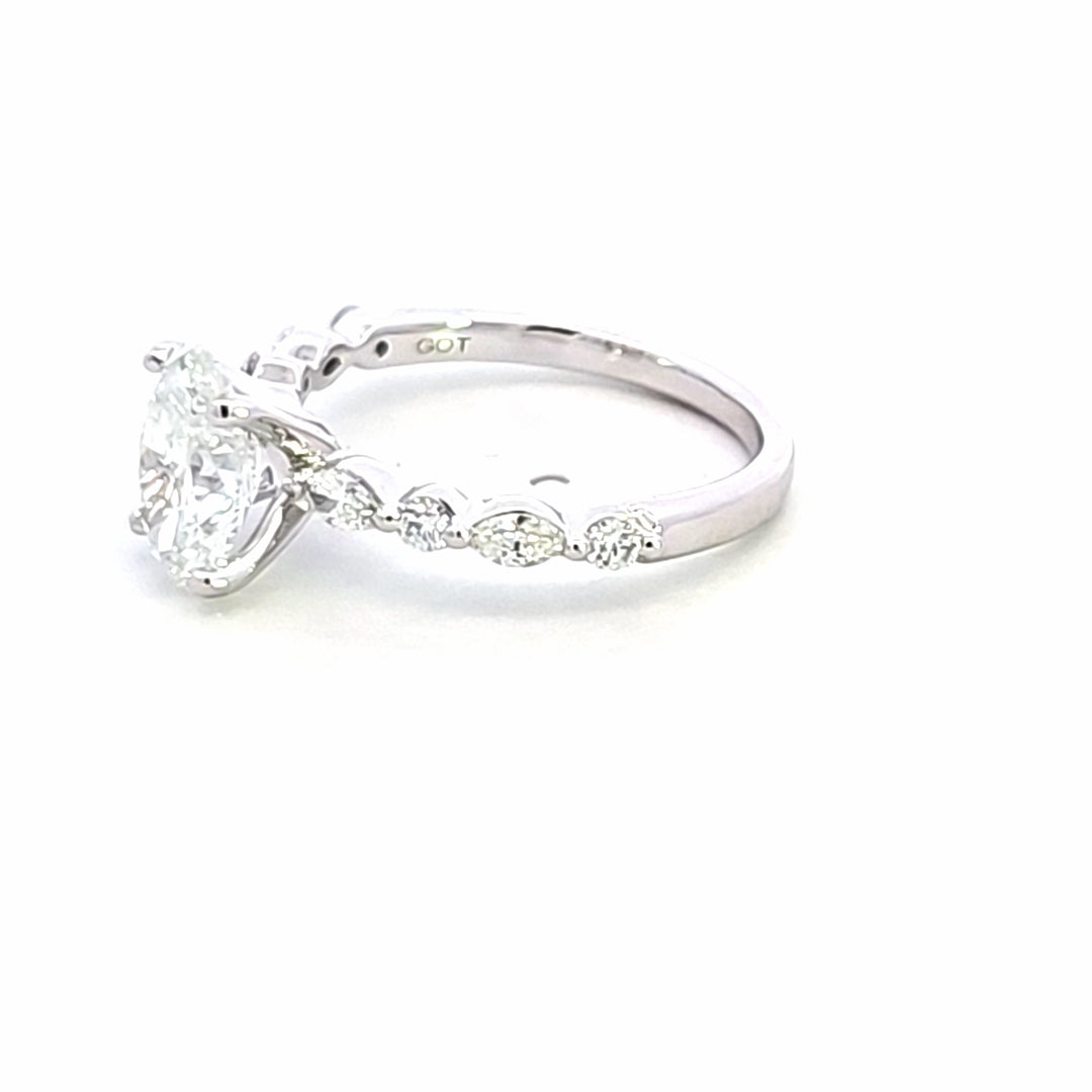 Lab Grown Diamond Engagement Ring