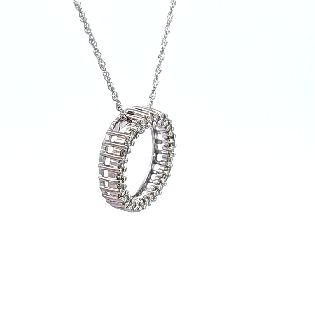 14KW Diamond Pendant