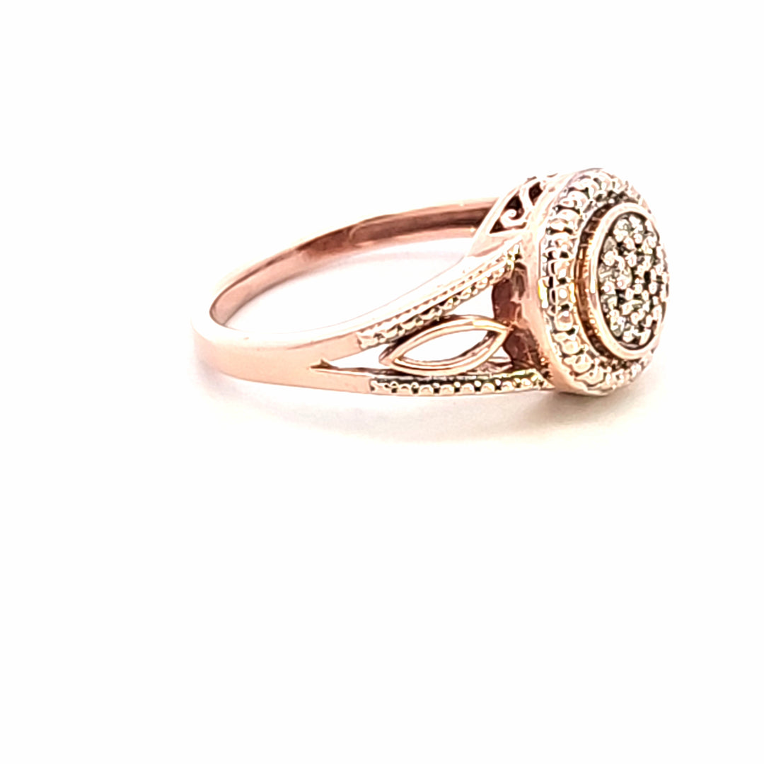 10KR Diamond Estate Ring