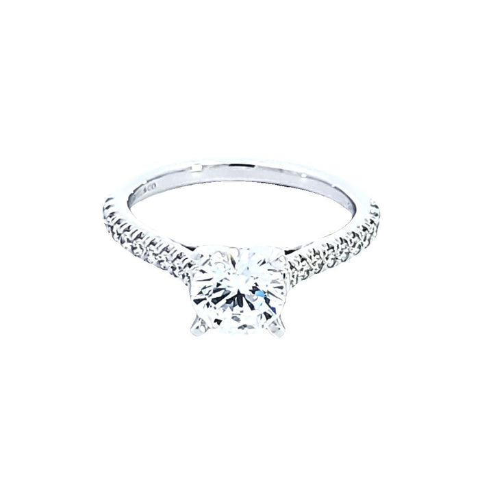 14KW Diamond Semi Mount Engagement Ring