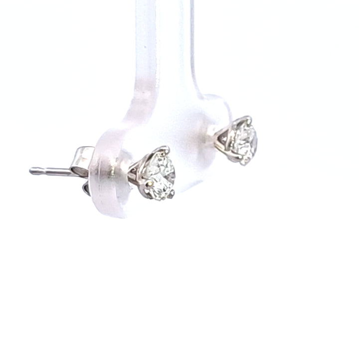 14KW 5/8 ctw Diamond Martini Earrings