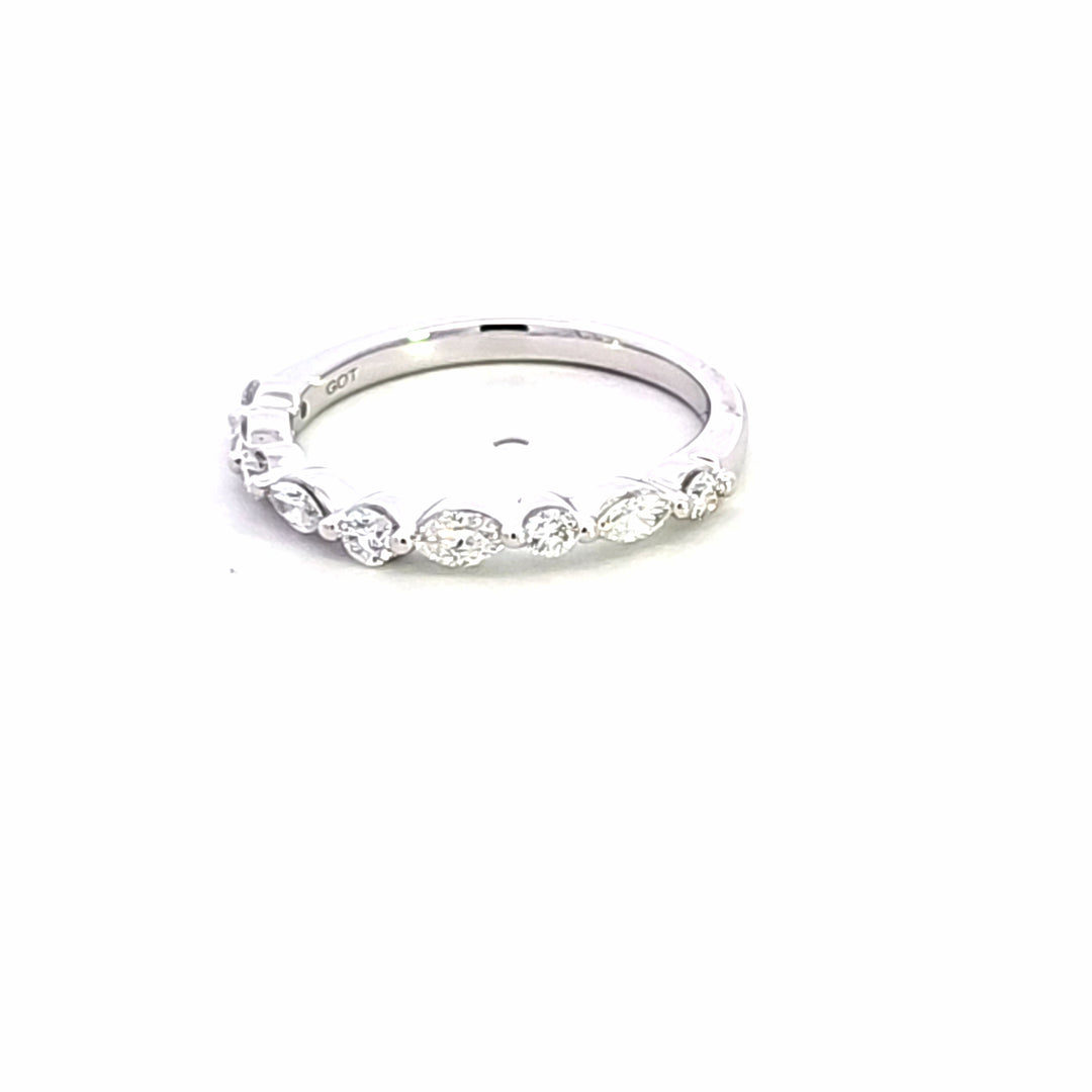 Diamond Wedding Bands  -  Women'