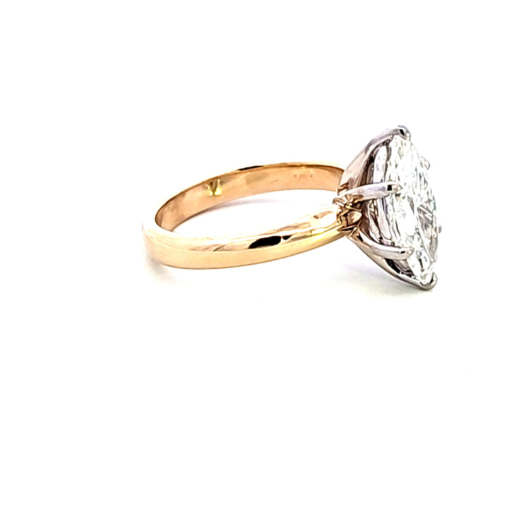 14KTT 2.09 ct Lab Grown Diamond Solitaire Engagement Ring