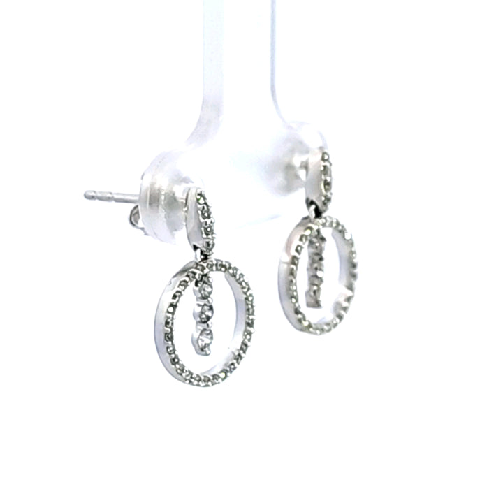 14KW Diamond Earrings