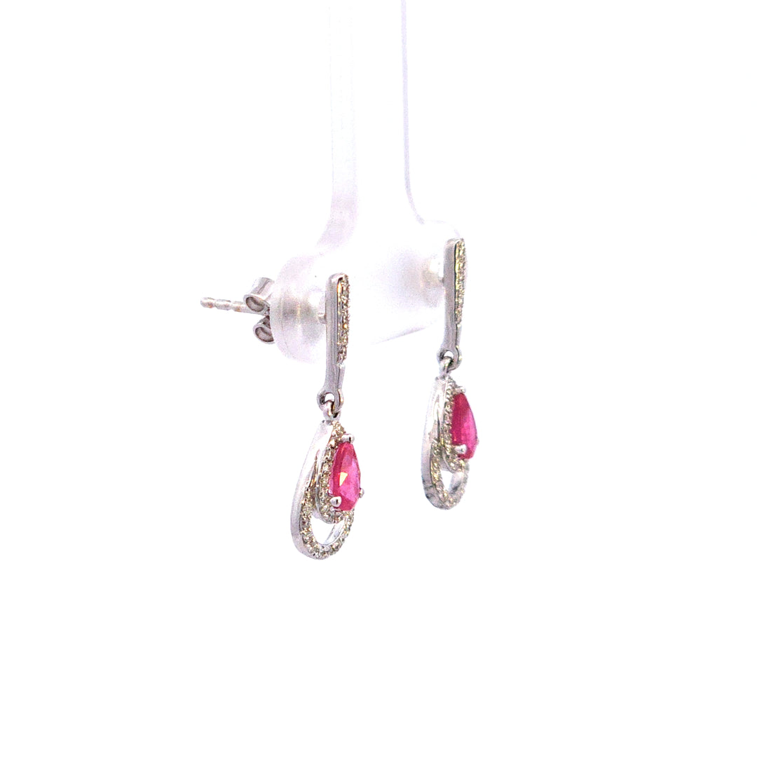 Colored Stone Earring