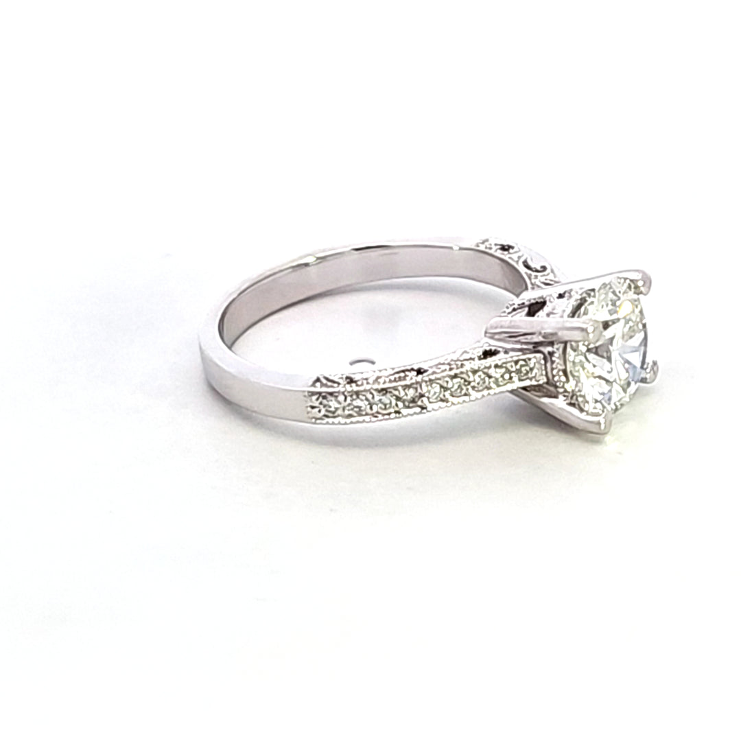 14KW Lab Grown Diamond Engagement Ring