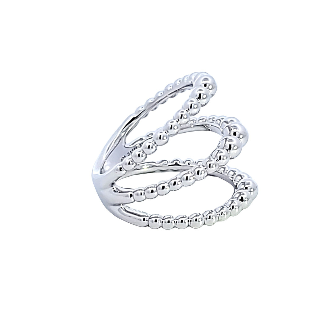 Sterling Silver Open Bujukan Ring