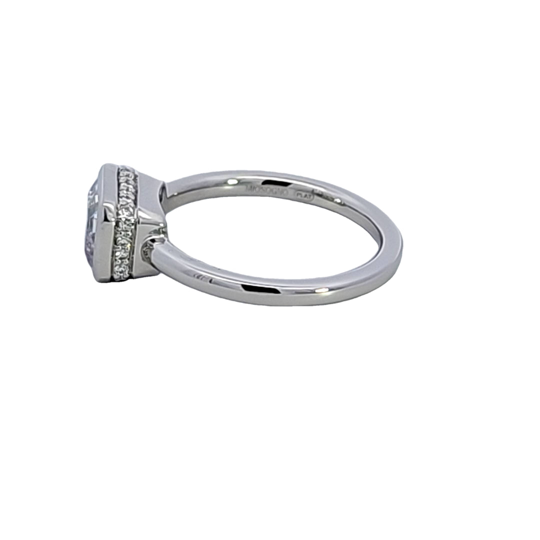 Platinum Diamond Semi Mount Engagement