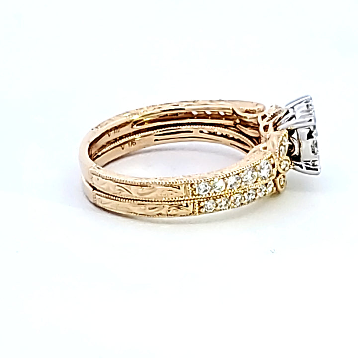 14KY "Lovebright" Diamond Wedding Set