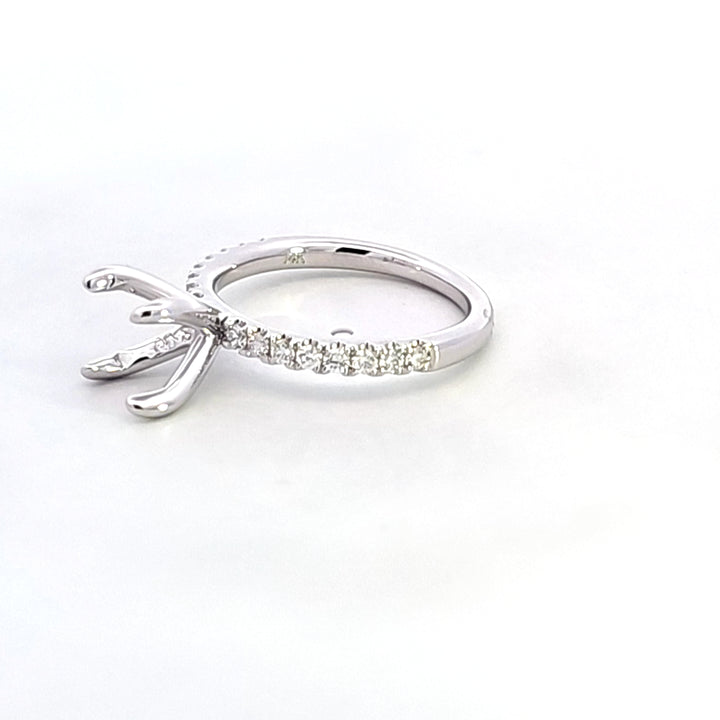14KW Diamond Semi Mount Engagement Ring