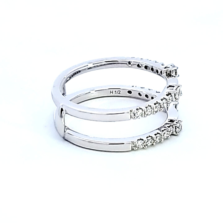 14KW Insert Style Diamond Wedding Band