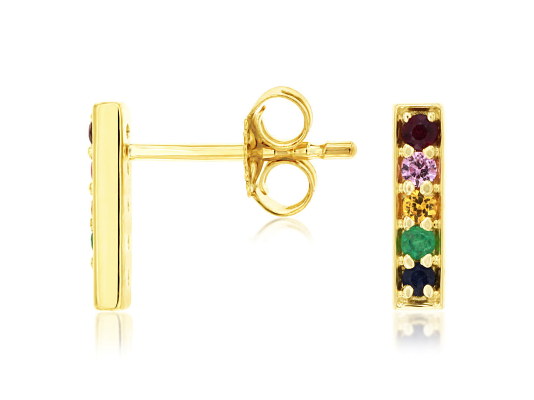 Colored Stone Earring
