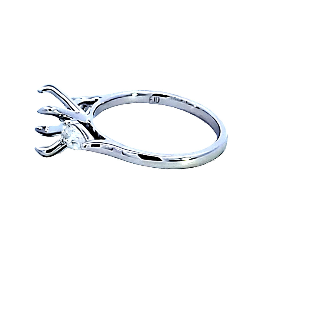14KW Diamond Semi Mount Engagement Ring