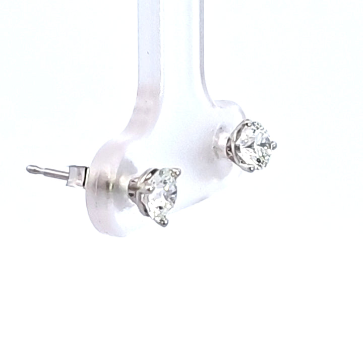 14KW 5/8 ctw Diamond Martini Earrings