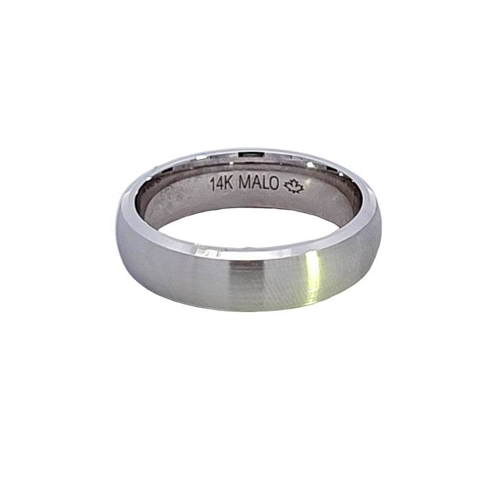 14KW Satin Wedding Band