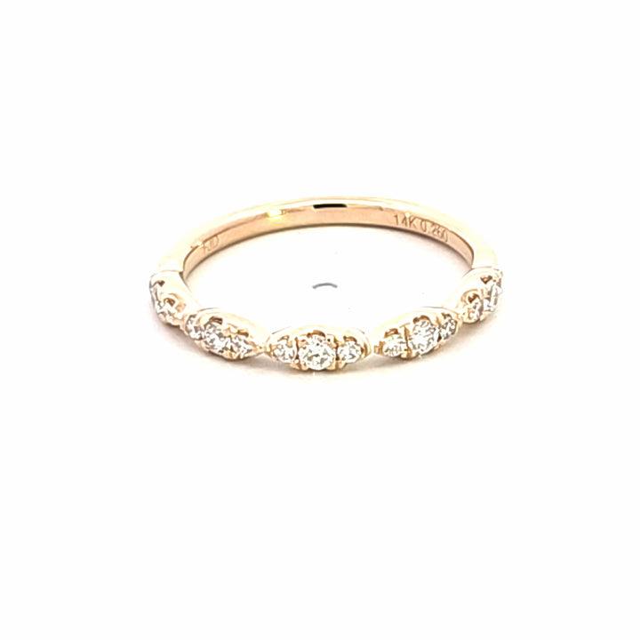 14KY Diamond Wedding Band