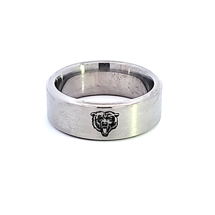 Titanium NFL Bears Ring