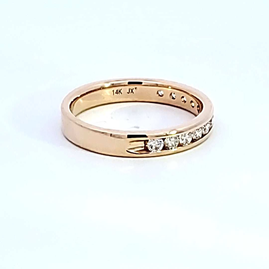 14KY Diamond Wedding Band