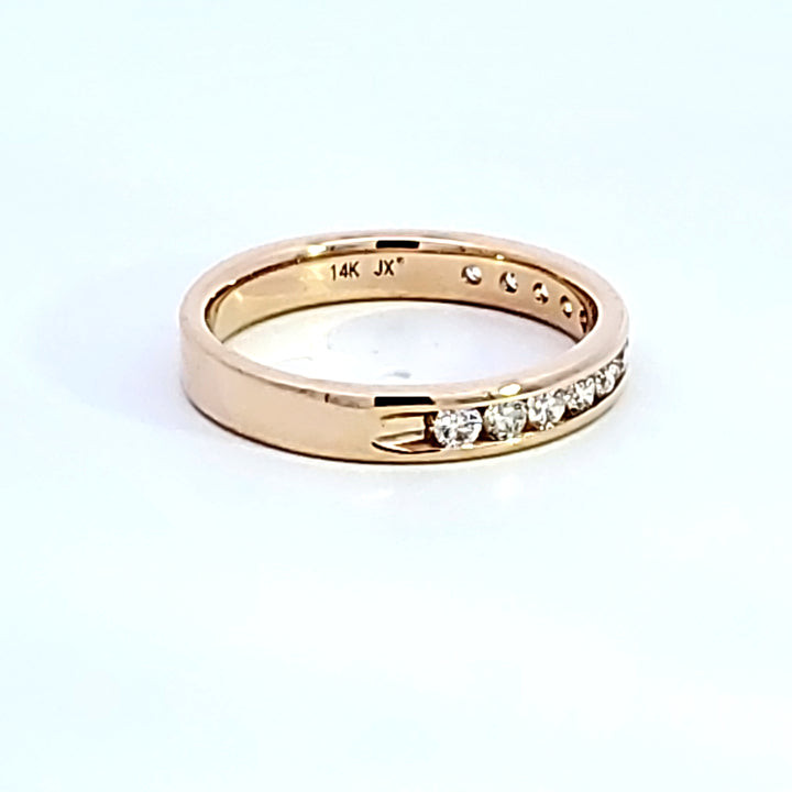 14KY Diamond Wedding Band