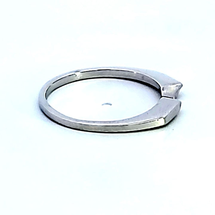 Platinum Contour Wedding Band