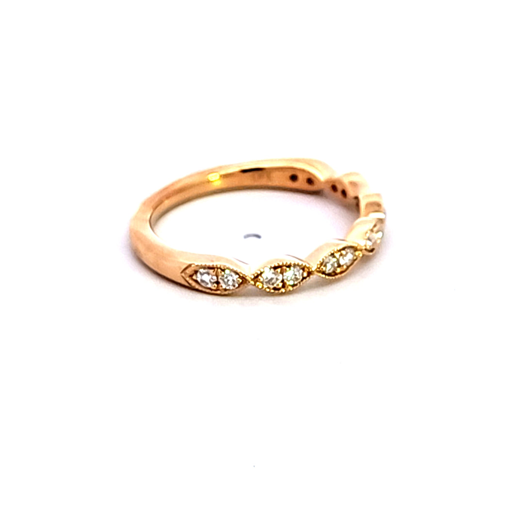 14KY Diamond Wedding Band