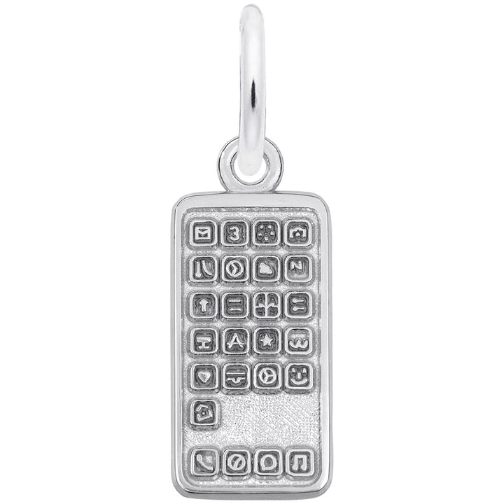 Sterling Silver Smartphone Charm