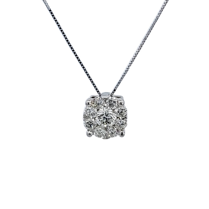 14KW Lovebright Diamond Pendant