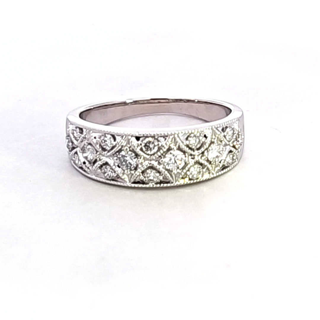 Diamond Wedding Bands  -  Women'