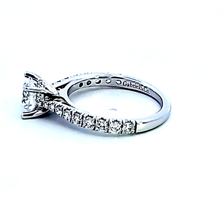 14KW Diamond Semi Mount Engagement Ring