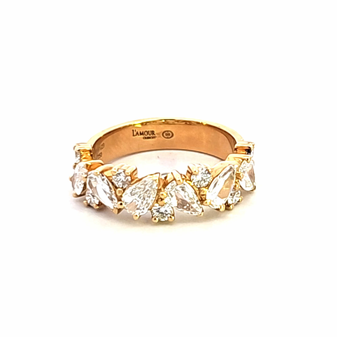 18KY Diamond Fashion Ring