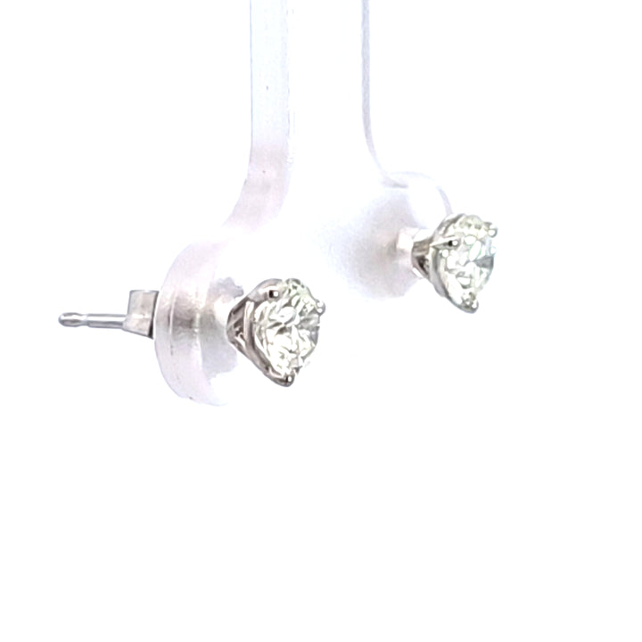 14KW 3/4 ctw Diamond Martini Stud Earrings