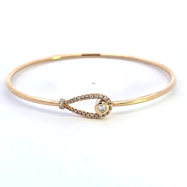 14KY Diamond Bangle Bracelet
