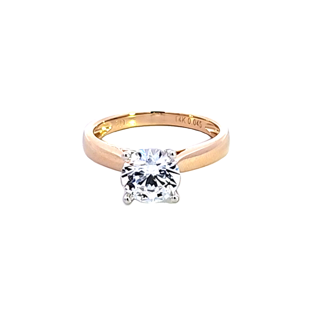 14KY Diamond Semi Mount Engagement Ring