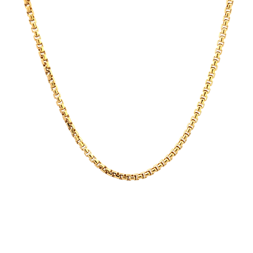 14KY 22" Round Box Chain