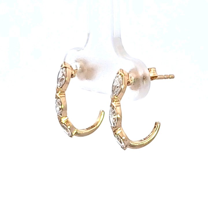 14KY Diamond Earrings