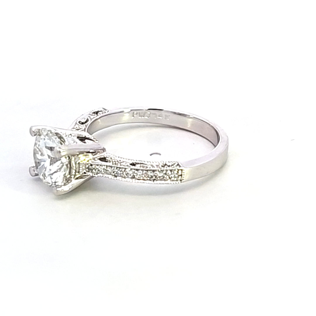 14KW Lab Grown Diamond Engagement Ring