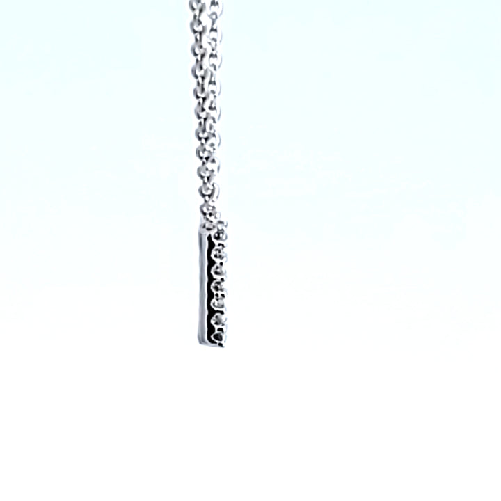 10KW Diamond Initial D Necklace