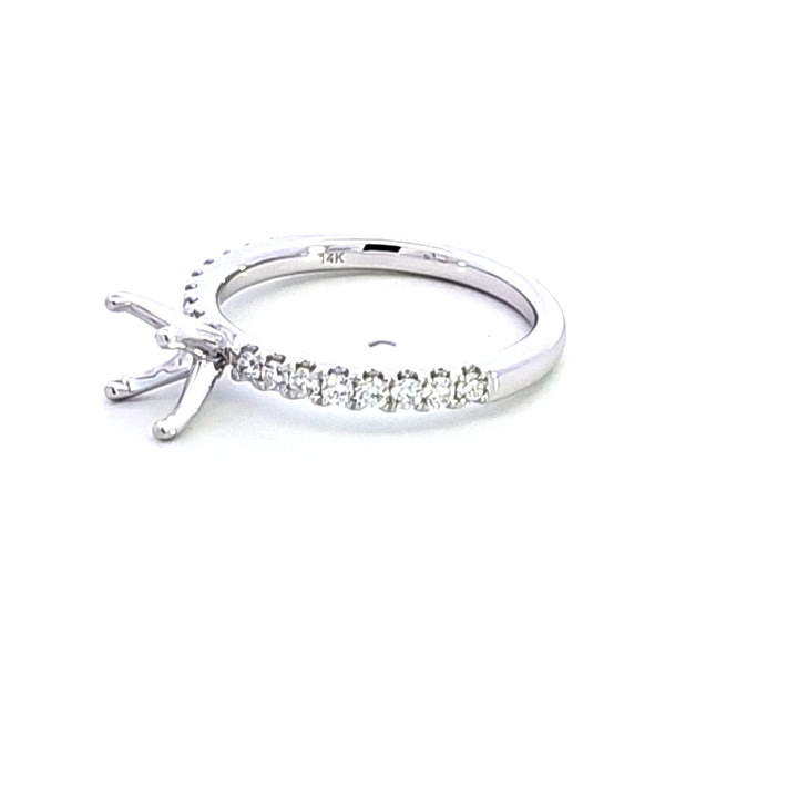 14KW Diamond Semi Mount Engagement Ring