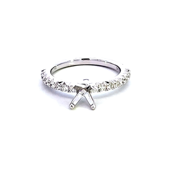14KW Diamond Semi Mount Engagement Ring