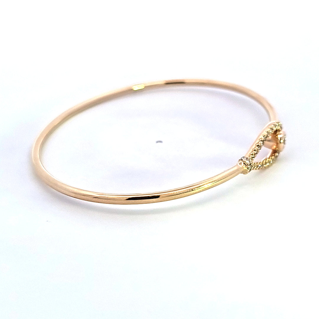 14KY Diamond Bangle Bracelet