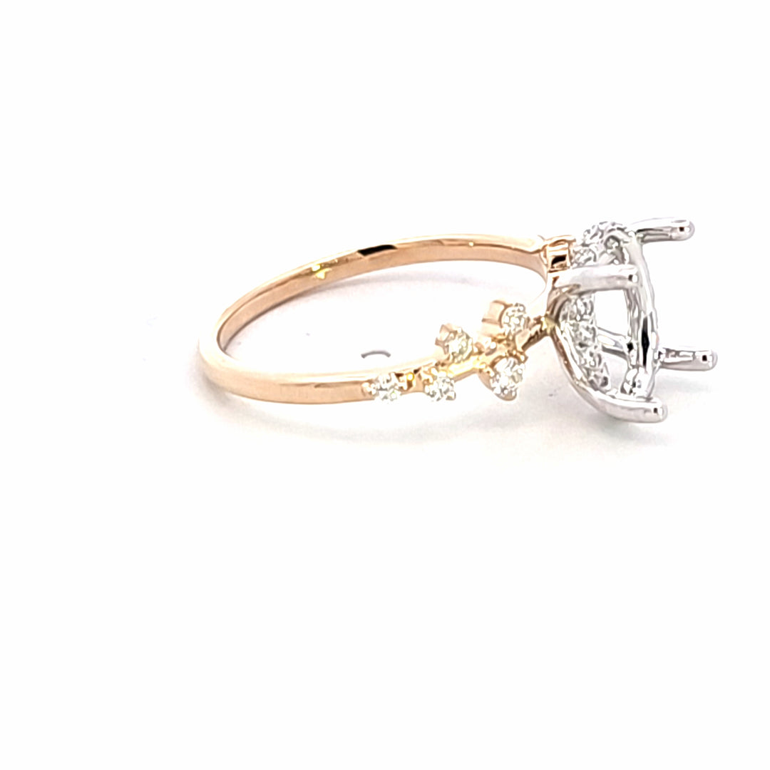 Diamond Semi-Mount Ring