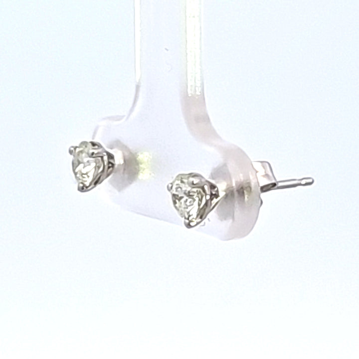 14KW 1/2 ctw Diamond Martini Stud Earrings