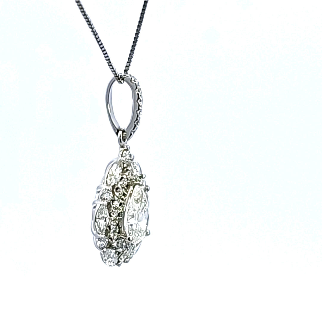 14KW Lab Grown Diamond Pendant