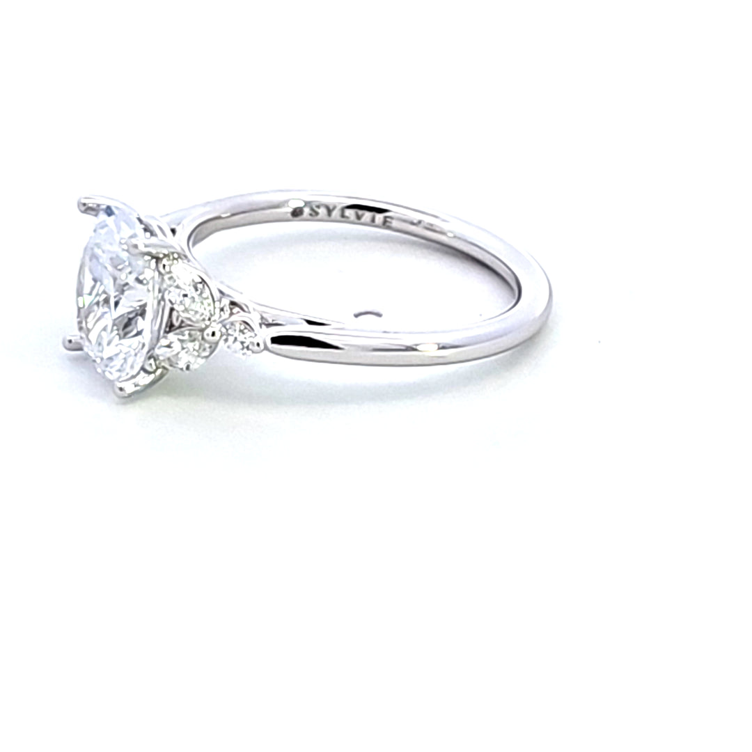14KW Diamond Semi Mount Engagement Ring