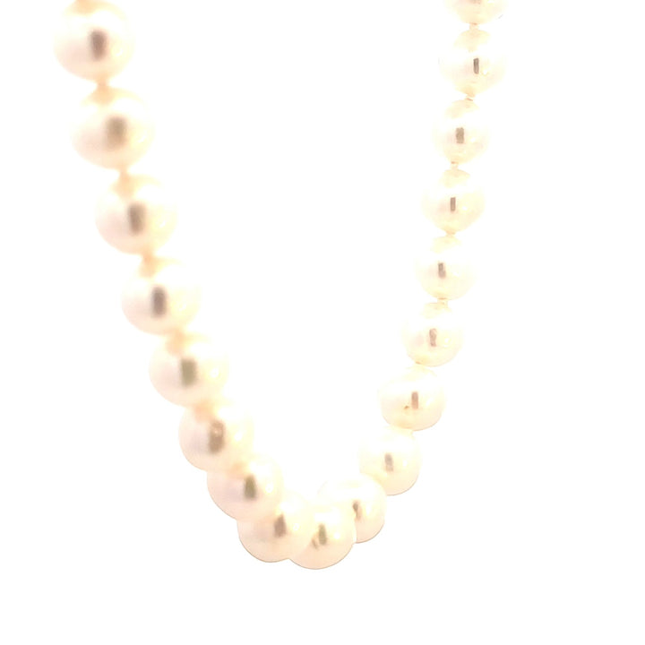 14KY 18" Chinese White Pearl Strand