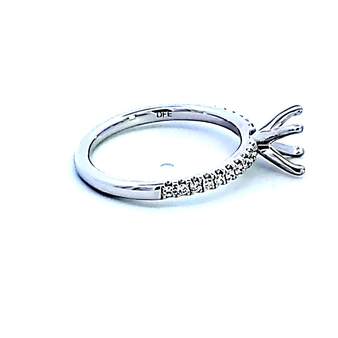 14KW Diamond Semi Mount Engagement Ring