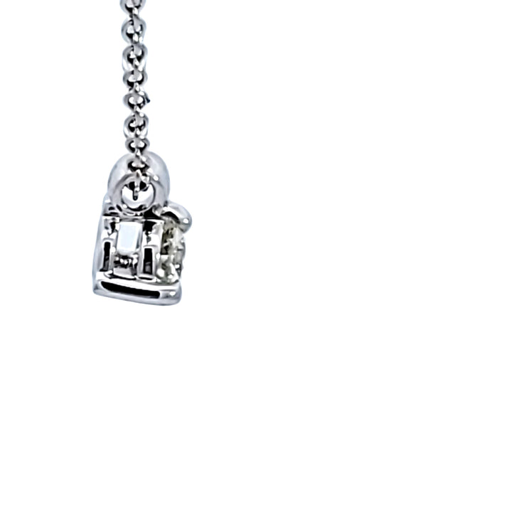 18KW "Hearts on Fire Classic 3P Solitaire" Pendant