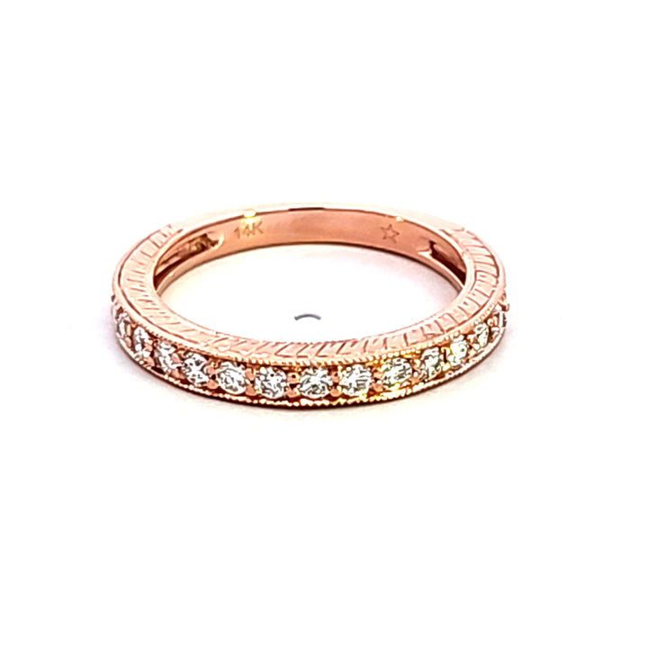 14KR Diamond Wedding Band