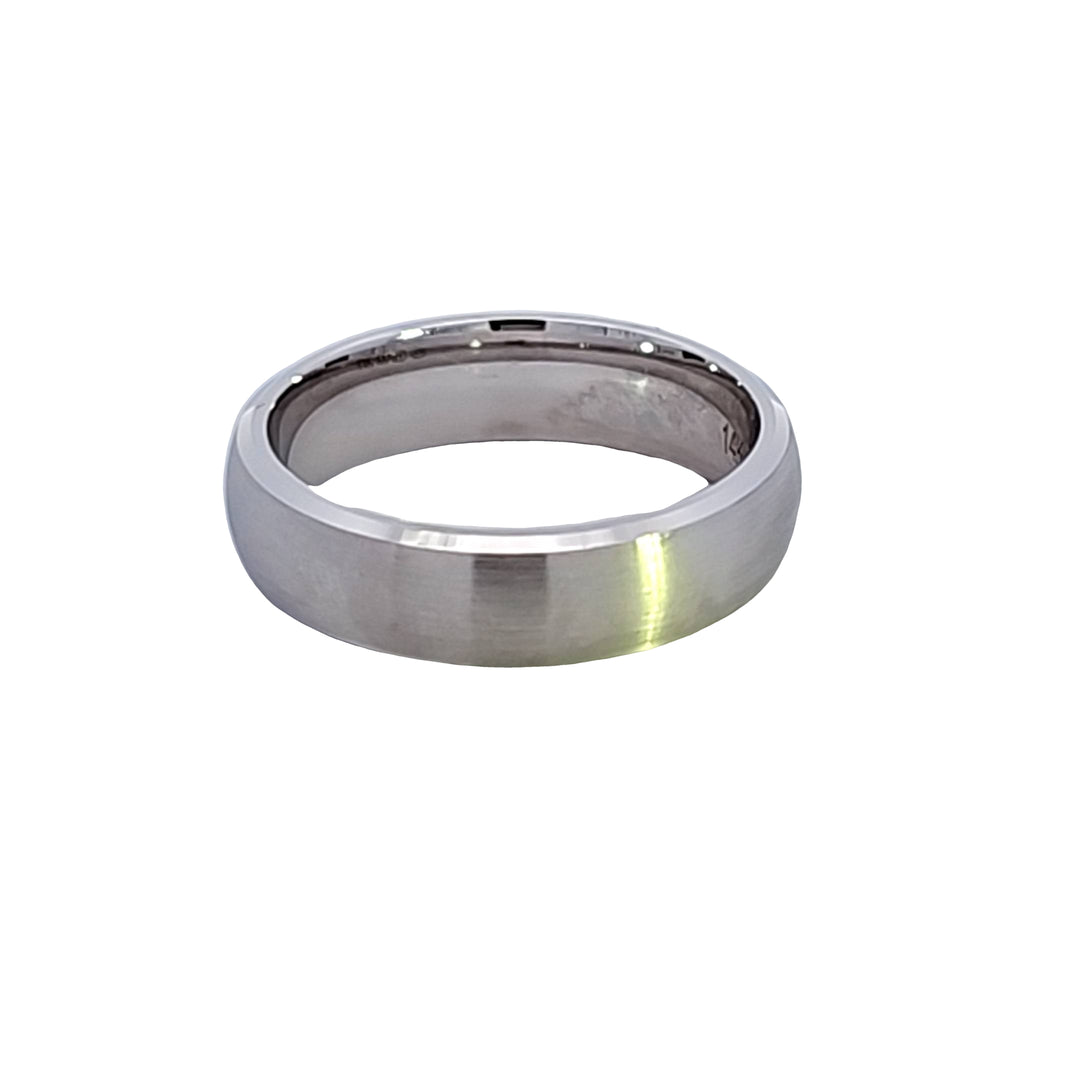 14KW Satin Wedding Band